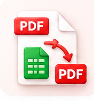 Excel to PDF