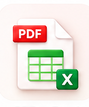 PDF to Excel
